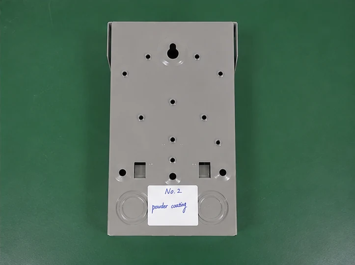 Sample A2 before neutral salt spray testing